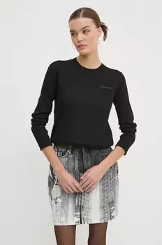 Свитер с добавлением шерсти Guess Jeans, черный