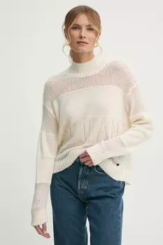 Свитер с добавлением шерсти NAOMI Pepe Jeans, бежевый
