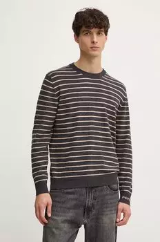 Свитер с добавлением шерсти NEW ANDRE STRIPES Pepe Jeans, серый