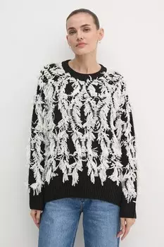 Свитер с добавлением шерсти Oui, белый