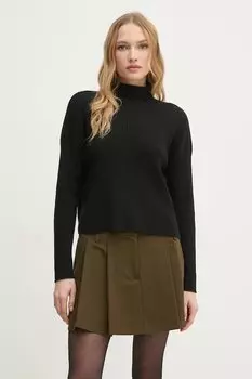 Свитер с добавлением шерсти Sisley, черный