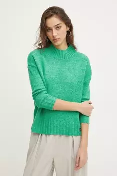 Свитер с добавлением шерсти Superdry, бирюзовый