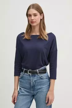 Свитер с добавлением шерсти United Colors Of Benetton, темно-синий