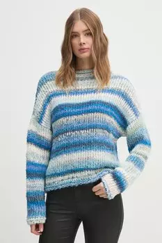 Свитер с добавлением шерсти United Colors Of Benetton, синий