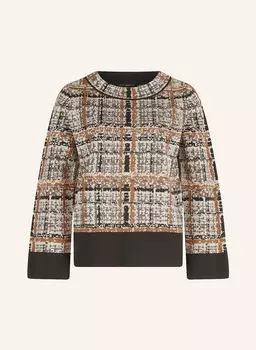 Свитер с драгоценными камнями Betty Barclay, цвет GRAU/SCHWARZ/BRAUN