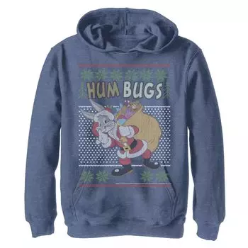 Свитер с флисовой толстовкой с рисунком Looney Tunes Hum Bugs для мальчиков 8–20 лет Licensed Character