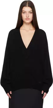 Свитер с глубоким V-образным вырезом Loulou Studio