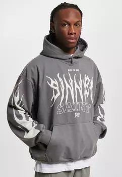 Свитер с капюшоном DEF, антрацит