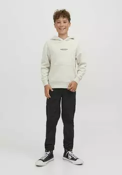 Свитер с капюшоном GEDRUCKT Jack & Jones, кремовый