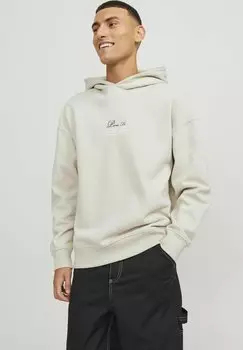 Свитер с капюшоном Jack & Jones, крем