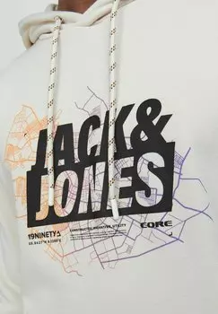 Свитер с капюшоном Jack & Jones, крем