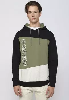 Свитер с капюшоном Koroshi, хаки