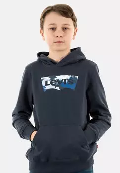 Свитер с капюшоном Levi's, серый