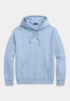 Свитер с капюшоном LOGO DOUBLE-KNIT HOODIE Ralph Lauren, цвет Vessel Blue