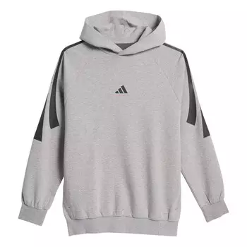 Свитер с капюшоном на молнии ADIDAS PERFORMANCE Athletic Sweatshirt Spacer, серый