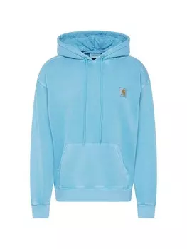 Свитер с капюшоном на молнии Carhartt WIP Sweatshirt Nelson, светло-синий