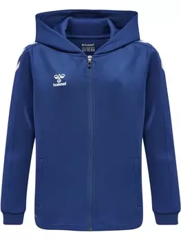 Свитер с капюшоном на молнии Hummel Athletic Zip-Up Hoodie, темно-синий