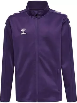 Свитер с капюшоном на молнии Hummel Athletic Zip-Up Hoodie Core Xk Poly, темно-фиолетовый