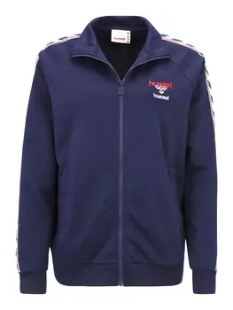 Свитер с капюшоном на молнии Hummel Athletic Zip-Up Hoodie, морской синий