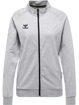 Свитер с капюшоном на молнии Hummel Athletic Zip-Up Hoodie Move, пятнистый серый