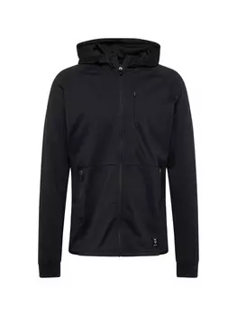 Свитер с капюшоном на молнии Hummel Athletic Zip-Up Hoodie, черный