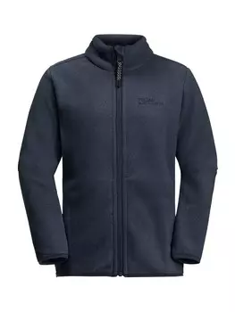 Свитер с капюшоном на молнии JACK WOLFSKIN Athletic Fleece Jacket Winterstein, темно-синий