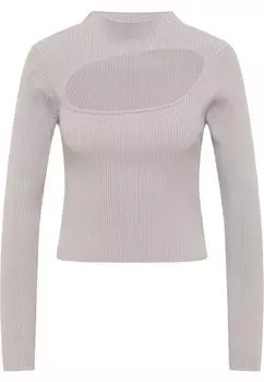 Свитер с капюшоном на молнии myMo ATHLSR Athletic Sweater, светло-серый