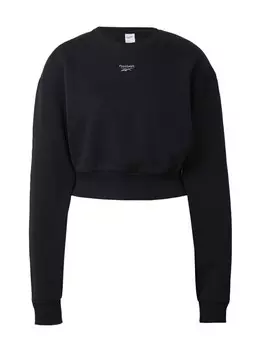 Свитер с капюшоном на молнии Reebok Athletic Sweatshirt, черный