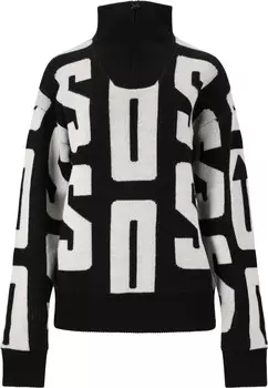 Свитер с капюшоном на молнии SOS Athletic Sweater Verbier, черный