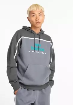 Свитер с капюшоном New Balance, серый