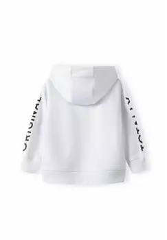 Свитер с капюшоном REGULAR MINOTI, белый