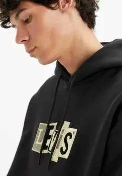Свитер с капюшоном SKATE CHENILLE PATCH Levi's, цвет Chenille Patch Black
