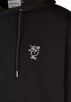 Свитер с капюшоном SKETCH GULL Cleptomanicx, черный