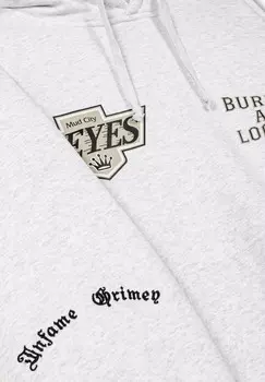 Свитер с капюшоном SUDADERA CAUSING PANIC VINTAGE Grimey, серый