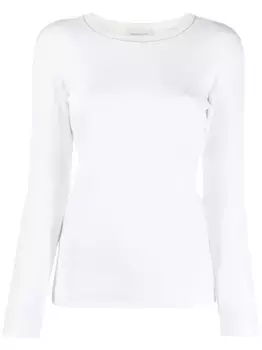 Свитер с контрастной отделкой Fabiana Filippi, белый