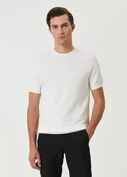 Свитер с короткими рукавами Beymen Club, белый