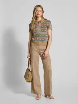 Свитер с короткими рукавами Lauren Ralph Lauren, коричневый