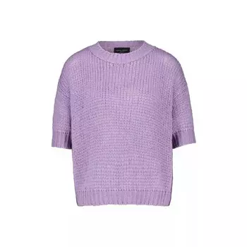 Свитер с короткими рукавами Roberto Collina, фиолетовый