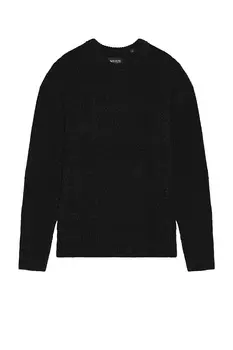 Свитер с косами из синели Scotch & Soda, черный