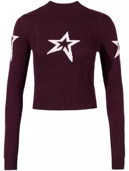 Свитер с косой вязкой Perfect Moment, красный