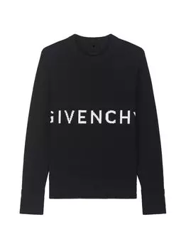 Свитер с круглым вырезом 4G Givenchy, черный