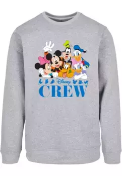 Свитер с круглым вырезом ABSOLUTE CULT "ABSOLUTE CULT Мужской с Микки Маусом - Disney Friends Crewneck", серый
