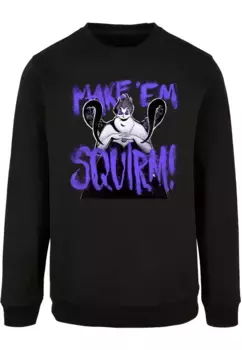 Свитер с круглым вырезом ABSOLUTE CULT "ABSOLUTE CULT Men's Disney Villains - Ursula Purple Crewneck", черный