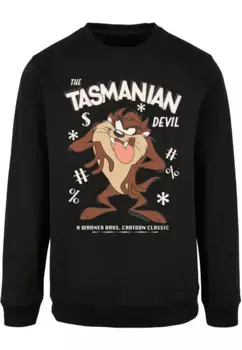 Свитер с круглым вырезом ABSOLUTE CULT "ABSOLUTE CULT Men's Looney Tunes - Tasmanian Devil Crewneck", черный