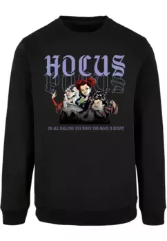 Свитер с круглым вырезом ABSOLUTE CULT "Мужской свитер ABSOLUTE CULT Disney Hocus Pocus - Hallows Eve Crewneck", черный