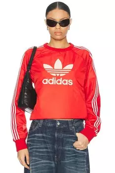 Свитер с круглым вырезом adidas by Wales Bonner, цвет Better Scarlet