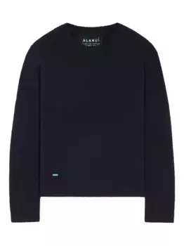 Свитер с круглым вырезом Alanui, синий