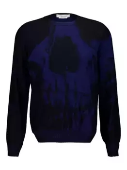 Свитер с круглым вырезом Alexander McQueen, черный