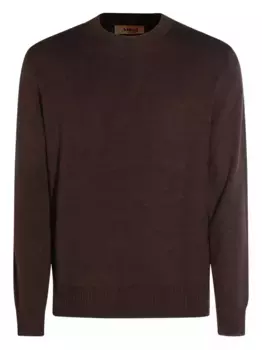 Свитер с круглым вырезом Altea, коричневый
