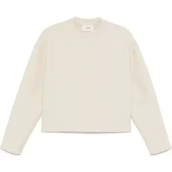 Свитер с круглым вырезом Ami Paris AMIPARIS, Sandy Beige